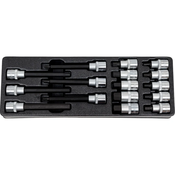 Набор торцевых насадок HEX 1/2" HONITON, 16 предметов IK-SKB4001606 В0000000162046