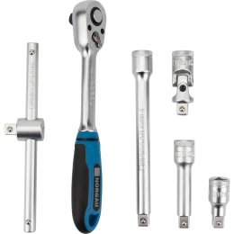 Набор торцевых 12-гранных головок 3/8" NORGAU  22 предмета с аксессуарами, ND3022-S622 063692022