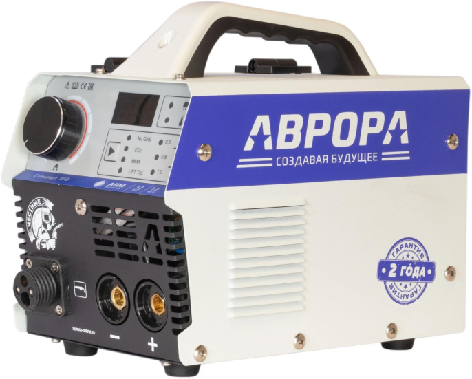 Сварочный полуавтомат Аврора Стандарт 160 инвертор FLUX, MMA, TIG-Lift, MIG 3.63кВт