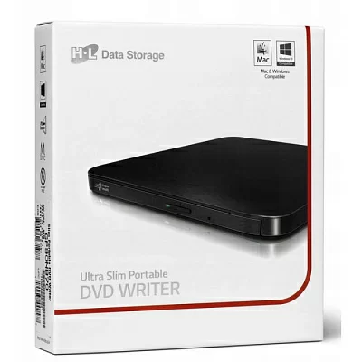 Привод DVD RAM & DVD±R/RW & CDRW HLDS GP57EB40 Black USB2.0 EXT(RTL)