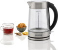 Чайник электрический Gorenje K17GDWII 1.7л. 2200Вт черный корпус: стекло/металл/пластик