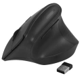 Беспроводная вертикальная мышка UGREEN M571P 65042 Wireless Vertical Mouse 2.4GHz & Bluetooth. Цвет: черный