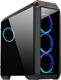 Корпус ATX CHIEFTEC Stallion II, Midi-Tower, без БП,  черный [gp-02b-uc-op]