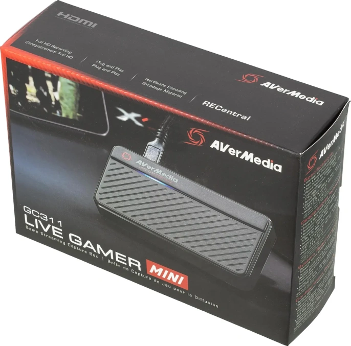 Карта видеозахвата AVERMEDIA Live Gamer Mini GC311, внешний