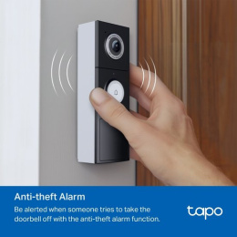 Умный дверной звонок TP-Link Tapo D235  датчик освещенности/движения (PIR), подключение к Wi-Fi, соединение Wi-Fi, управление через Amazon Alexa/Google Home/TP-Link Tapo, размещение уличное/внутри помещения, питание: сеть 100-240В/USB 5В/аккумулятор, голо