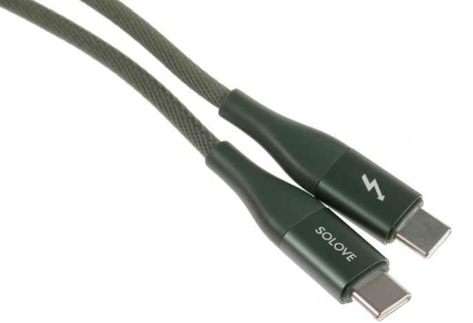 Кабель ZMI DW3,  USB Type-C (m) -  USB Type-C (m),  1м,  зеленый [dw3 green rus]