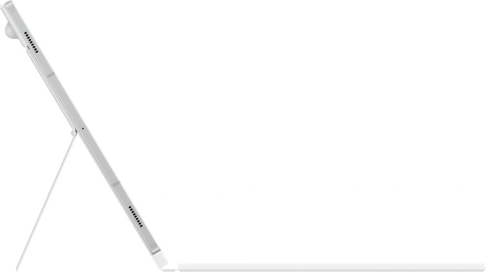 Чехол-клавиатура Samsung Book Cover Keyboard, для  Samsung Galaxy Tab S9+/S9 FE+/S10+, белый [ef-dx825uwrgru]