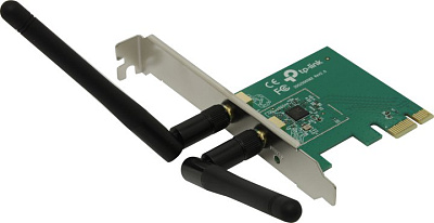 Сетевая карта TP-LINK TL-WN881ND Wireless N PCI Express Adapter (802.11b/g/n, 300Mbps, 2x2dBi)