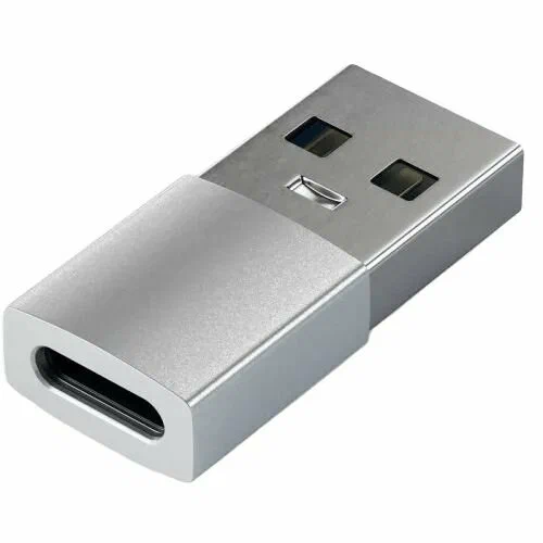 Адаптер Satechi USB Type-A to Type-C. Цвет серебристый.