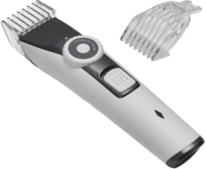 Машинка для стрижки Polaris PHC 2002RB белый насадок в компл:2шт