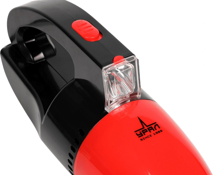 Пылесос Автомобильный Ural Смерч 3000 черный/красный 75Вт