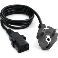 Кабель питания Cablexpert Schuko-C13, 3х0.5мм2, 6А, с заземлением, 1м, черный, пакет PC-186-1M
