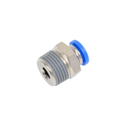 Пневмофитинг цанговый прямой с наружной резьбой HIMPT PC 8-03 (R3/8) 00-00008608