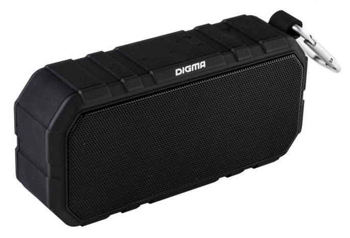 Колонка портативная Digma S-40, 10Вт, черный [sp4010b]