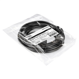 Кабель питания ExeGate Power EC-10P-C13- C14/3x1.0Cu IEC 320 C13 - IEC 320 C14, VDE-250V-3*1.0mm2, медь, черный, 10A, 10м EP280634RUS
