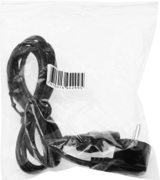 Кабель 15516 IEC C13 Евровилка 2м черный