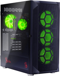 ПК Bloody BD-PC RB65C2 MT Ryzen 5 7500F 3.7 32Gb SSD1Tb RX 7700XT 12Gb Windows 11 Home 64 2.5xGbitEth WiFi BT 650W черный RUS 2111350