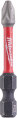Бита Milwaukee Shockwave PZ2 50мм (4932430865) (для использования с ударными шуруповертами, закаленная лазером, геометрия Shock Zone, конструкционная сталь)