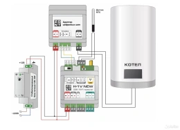 Контроллер Zont H-1V NEW Wi-Fi / GSM - отопительный термостат на 2 котла ML00005890