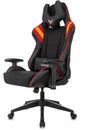 Кресло игровое Zombie VIKING 4 AERO черный/красный ткань/эко.кожа с подголов. крестов. пластик (VIKING 4 AERO RED)