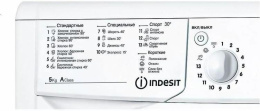 Стиральная машина Indesit IWSC 5105, с фронтальной загрузкой, 5кг, 1000об/мин