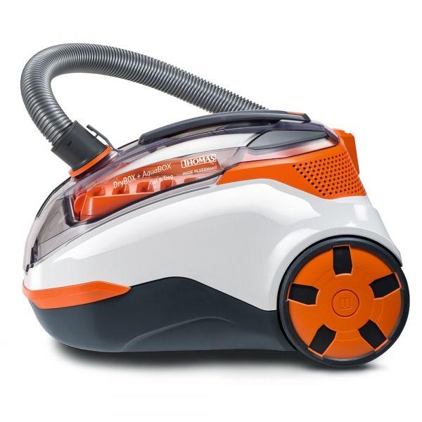 THOMAS 786554 Пылесос DryBOX + AquaBOX Cat&Dog, 1700Вт, белый/оранжевый
