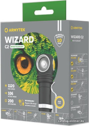 Фонарь Armytek Wizard C2 Magnet USB Белый (F08901C)