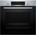 Духовой шкаф Bosch HBA534ES3 электрический с конвекцией, объем 71 л, 8 режимов, очистка каталитическая, 3 стекла в дверце, направляющие проволочные + телескопические 1 уровень , цвет: нержавеющая