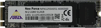 Накопитель SSD 512 Gb M.2 2280 B&M 6Gb/s Neo Forza NFN125SA351-6000300 3D TLC
