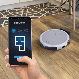 Пылесос-робот Coolfort CF-3204 20Вт белый