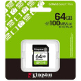 Флеш карта SDXC 64GB Kingston SDS3/64GB Canvas Select Plus V10 w/o adapter