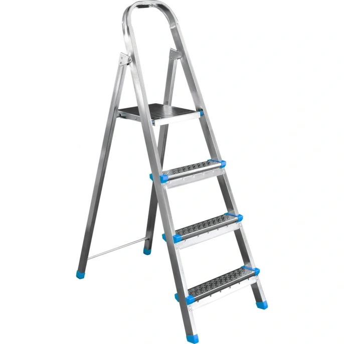 Стальная оцинкованная стремянка Perilla 4 ступени ЯРУС 122204