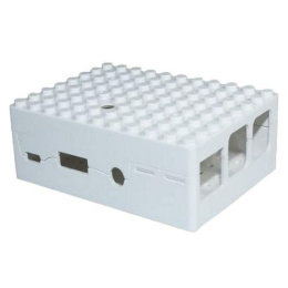 Корпус ACD RA181 White ABS Plastic Building Block case for Raspberry Pi 3 B/B+ CBPIBLOX-WHT 494279