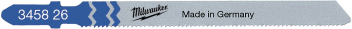 Полотно для лобзика Milwaukee T118A SP 66мм 5шт 4932345826 для резки очень тонкого листового материала, шаг зубьев 0.7мм, режущая способность: 1.5-4мм цветные металлы и сталь