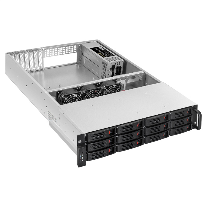 Серверная платформа ExeGate Pro 2U660-HS12 <RM 19", высота 2U, глубина 660, Redundant БП 2x550W, 12xHotSwap> EX294275RUS