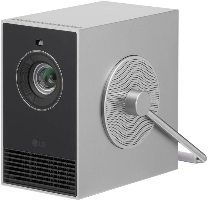 Проектор LG CineBeam Q,  DLP,  серебристый [hu710pb-gl]
