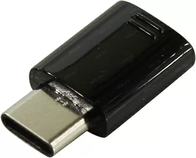 Переходник Samsung EE-GN930 EE-GN930BBRGRU micro USB (f)-USB Type-C (m) черный