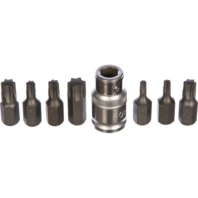 Набор бит Torx 30 мм с держателем (T20; T25; T30; T40; T45; T50; T55) FORCE 4081