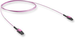 Оптический патчкорд LC/LC Duplex Uniboot, Push-Pull-Boot, 50/125 OM4, FRNC, ULL, 3 м 89114003