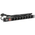 Блок розеток ITK 8 мест PDU 1U шнур 2м PH12-8D1-P