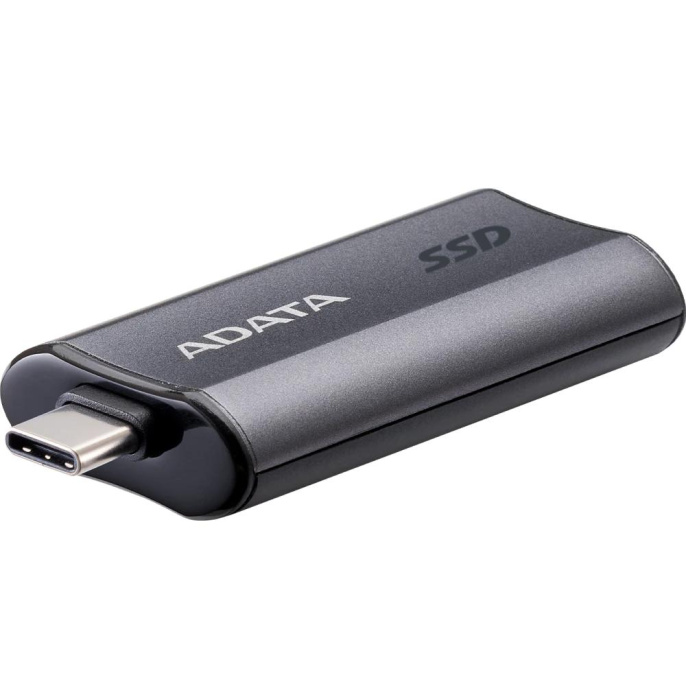 Накопитель SSD A-Data USB3.2 Gen2 500GB SC750-500G-CCBK SC750 серый