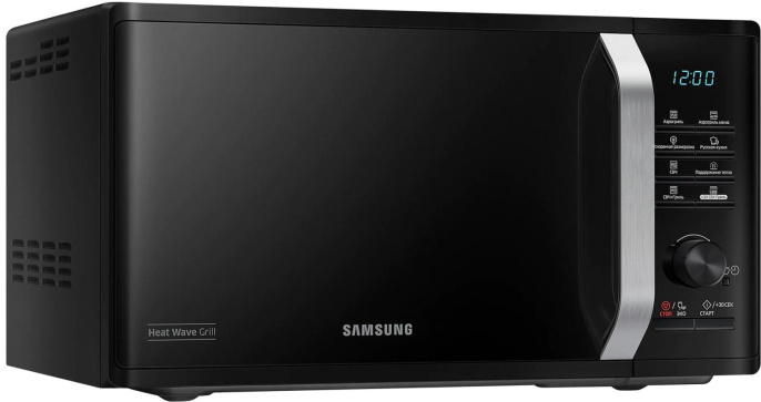 Микроволновая печь SAMSUNG MG23K3575AK/BW, 800Вт, 23л, черный