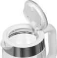 Чайник электрический Candy CK-301 1.8л. 2200Вт белый корпус: стекло/пластик