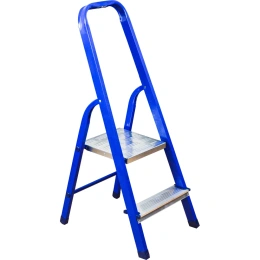 Стремянка STAIRS стальная с алюминиевыми ступенями 2 ступени CS02
