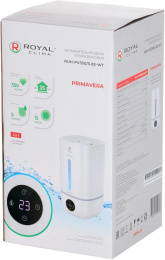 Увлажнитель воздуха ультразвуковой Royal Clima RUH-PV350/5.0E-WT,  5л,  белый