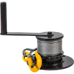 Ручная настенная лебедка ЦМК ЛР-0,15 трос 4мм*10м L0012