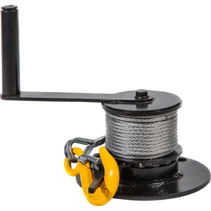 Ручная настенная лебедка ЦМК ЛР-0,15 трос 4мм*10м L0012