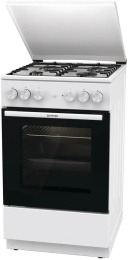 Плита Комбинированная Gorenje GK5A22WH белый металлическая крышка реш.сталь