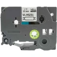 Термоусадочная трубка Vell HSE-231 (Brother HSE 231, 11,7 мм, черный на белом) PT  1010/1280/D200/H105/D600/E300/P700/E550/9700 319991