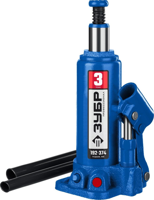 Домкрат гидравлический Зубр 43060-3_z01 бутылочный,  3т